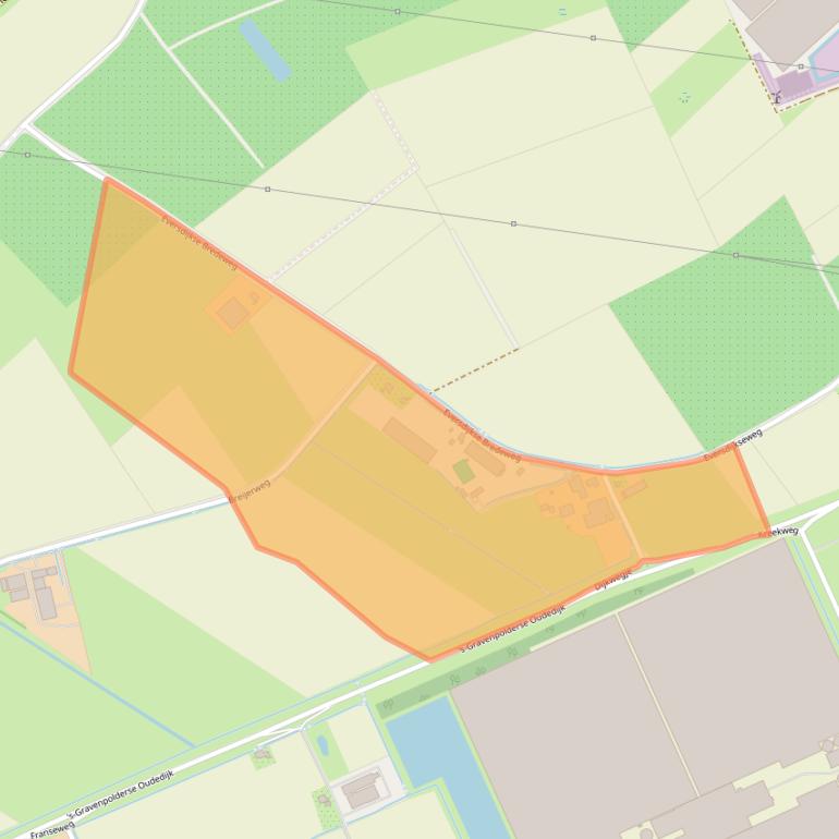 Kaart van postcodegebied 4421RB.