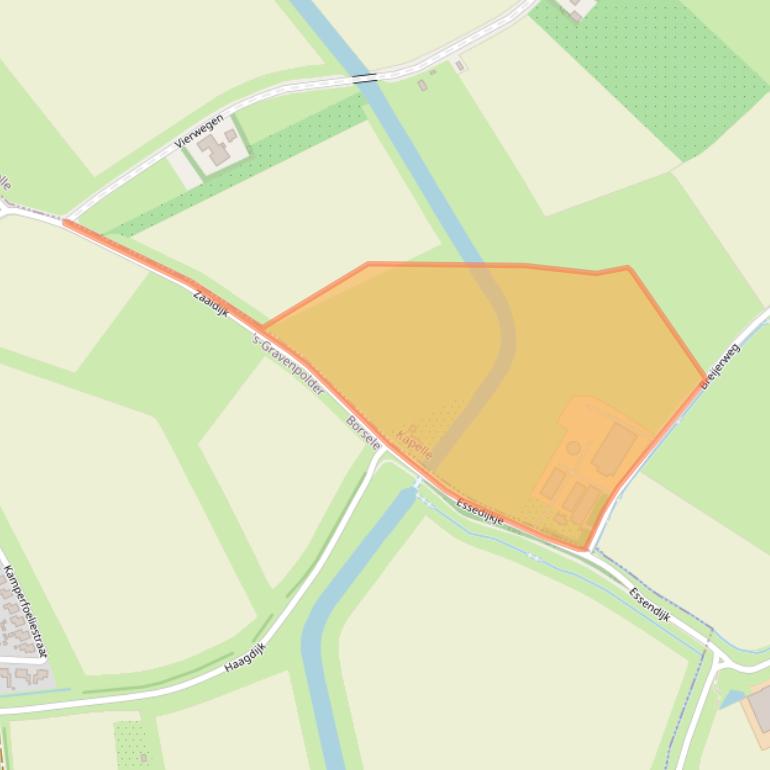 Kaart van postcodegebied 4421RK.