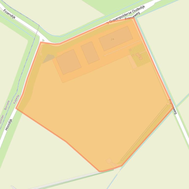 Kaart van postcodegebied 4421RW.