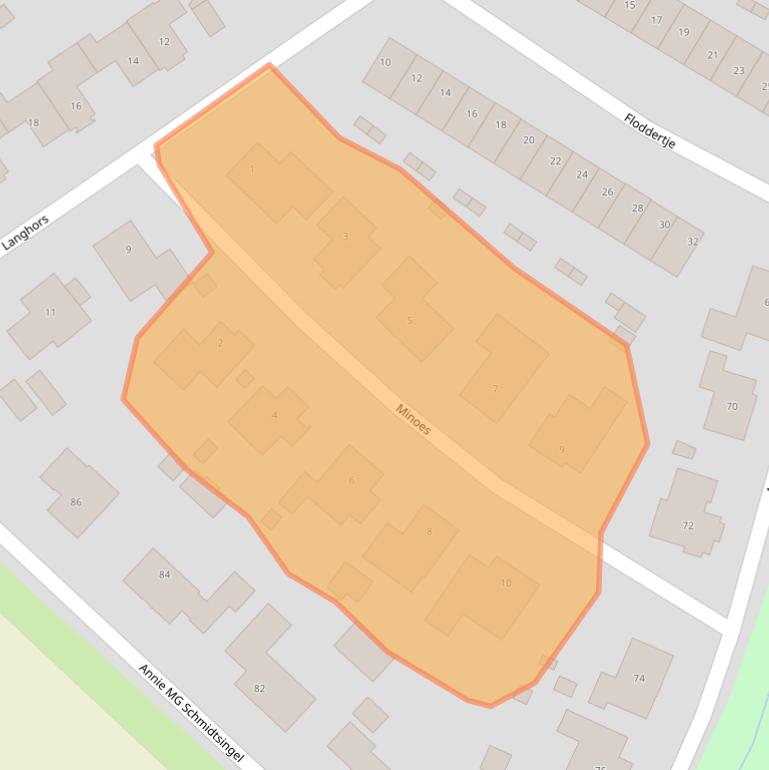 Kaart van postcodegebied 4421TL.