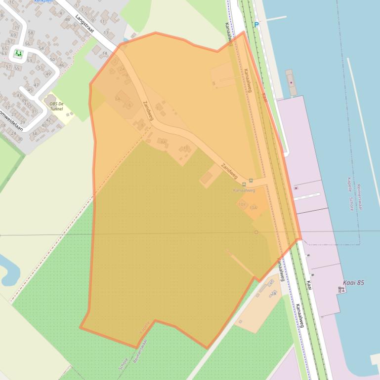 Kaart van postcodegebied 4423AA.