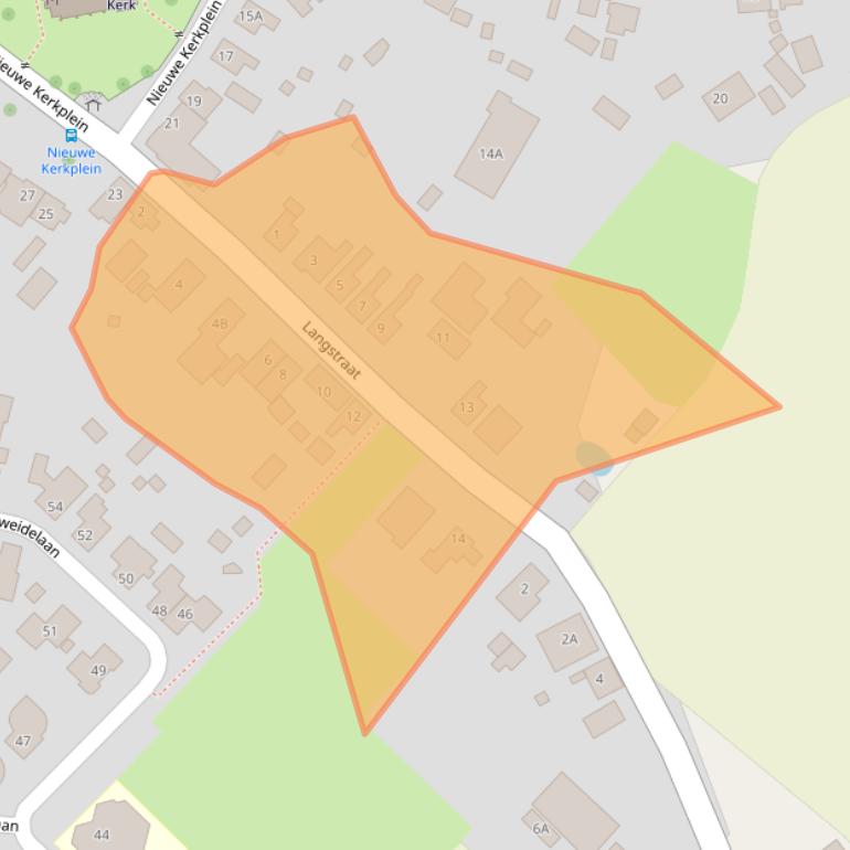 Kaart van postcodegebied 4423AB.