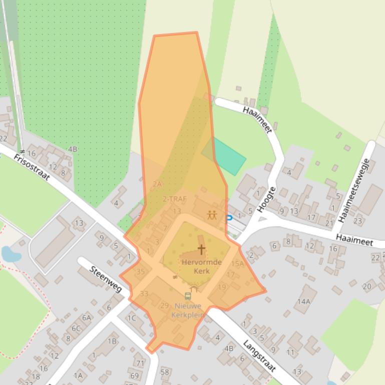 Kaart van postcodegebied 4423AC.