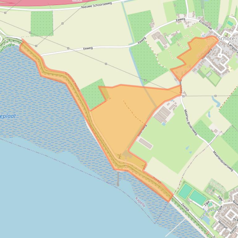 Kaart van postcodegebied 4423AM.