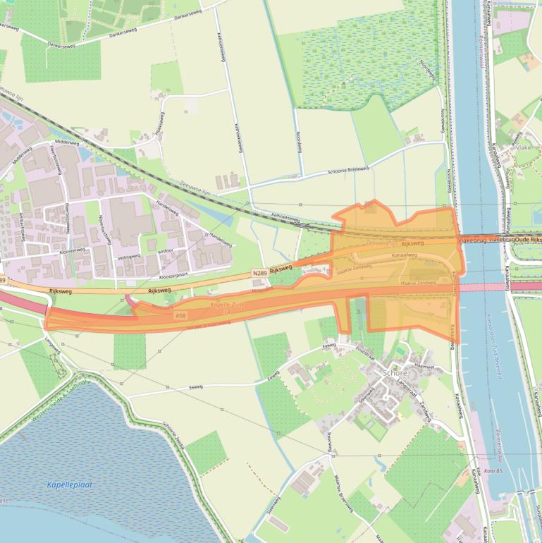 Kaart van postcodegebied 4423PC.