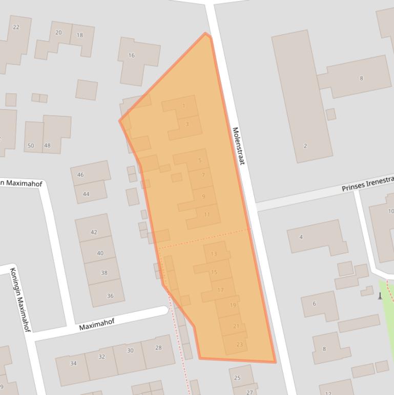 Kaart van postcodegebied 4424AH.