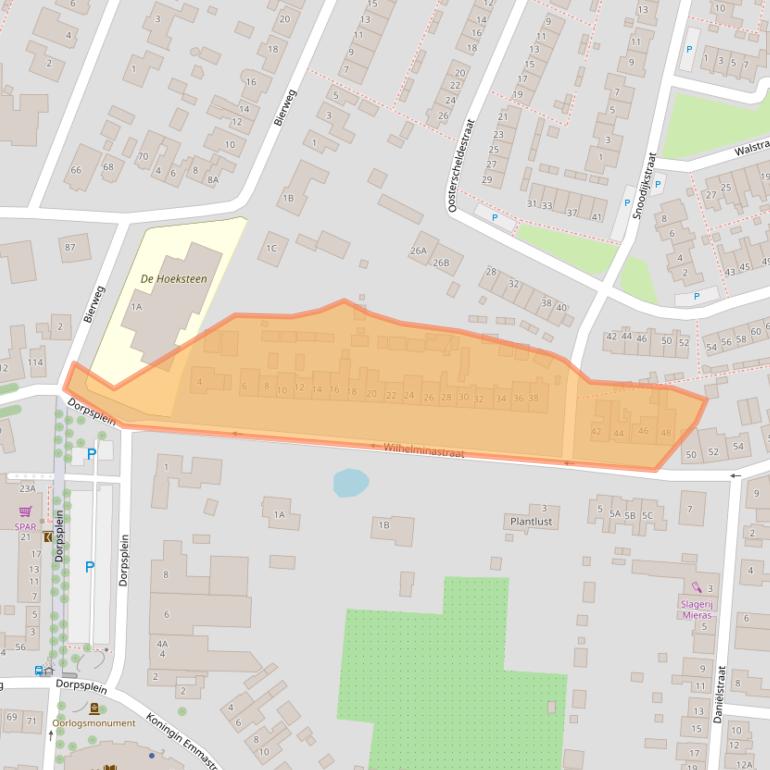 Kaart van postcodegebied 4424BC.