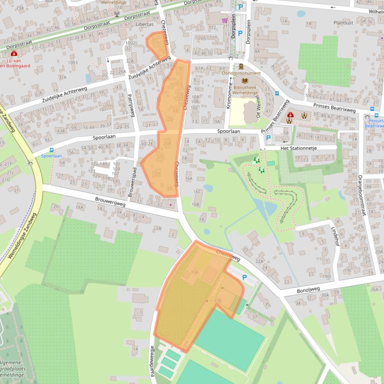 Kaart van postcodegebied 4424CC.