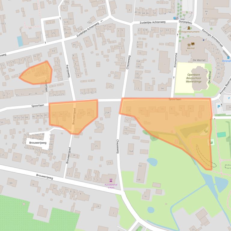 Kaart van postcodegebied 4424CL.