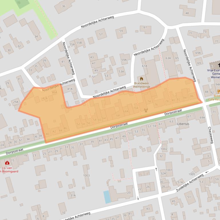 Kaart van postcodegebied 4424CZ.