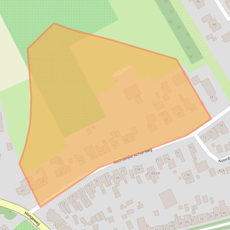 Kaart van postcodegebied 4424EE.