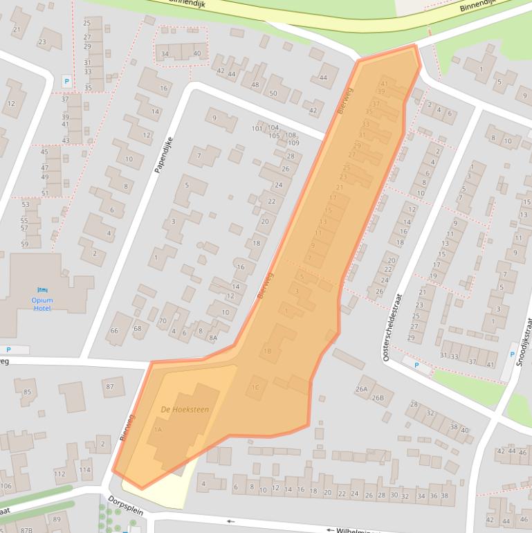 Kaart van postcodegebied 4424EL.