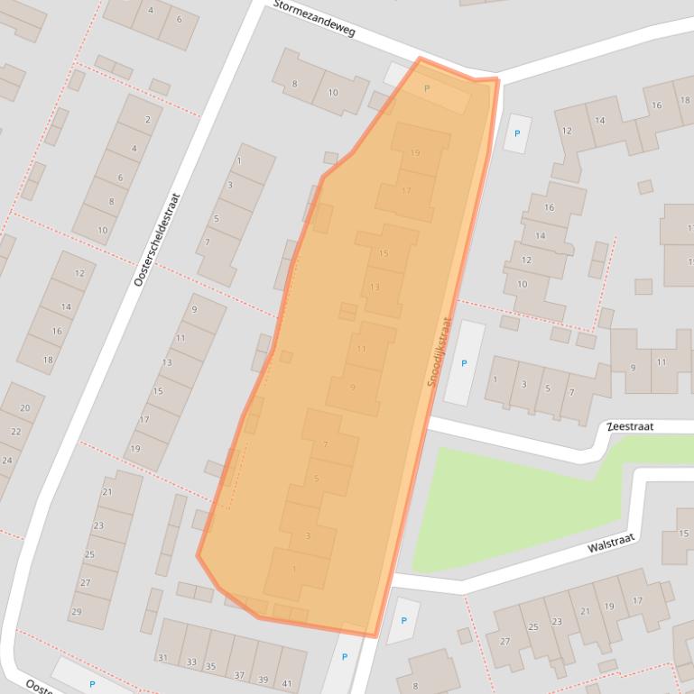 Kaart van postcodegebied 4424ES.