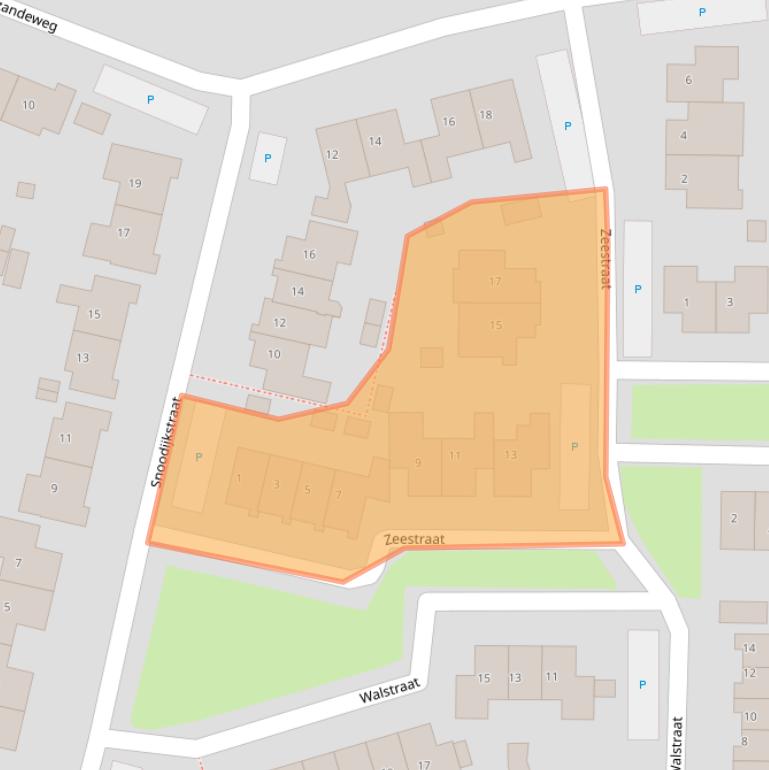 Kaart van postcodegebied 4424EX.