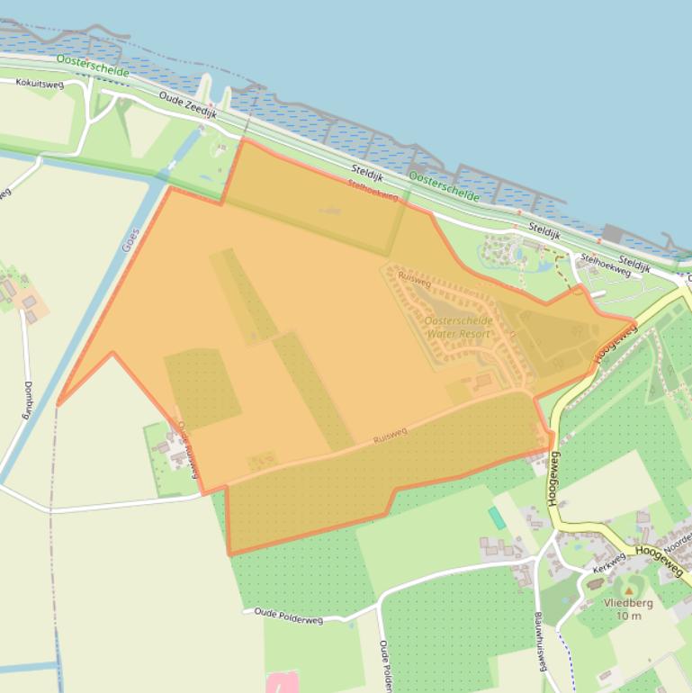 Kaart van postcodegebied 4424MN.