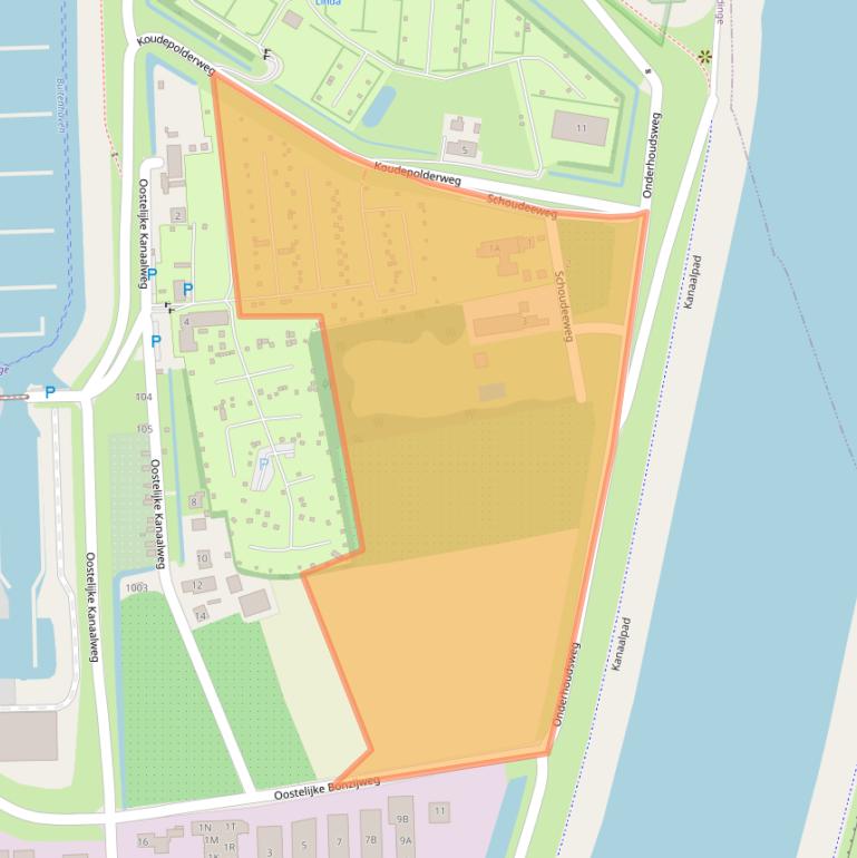 Kaart van postcodegebied 4424NB.