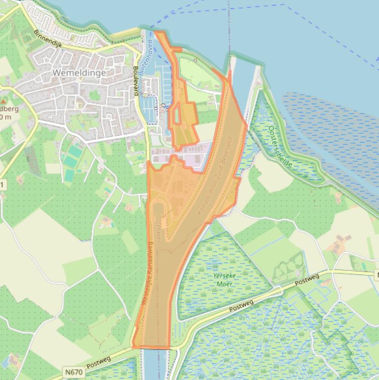 Kaart van postcodegebied 4424NC.