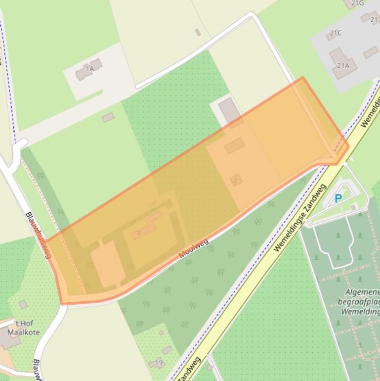 Kaart van postcodegebied 4424NH.