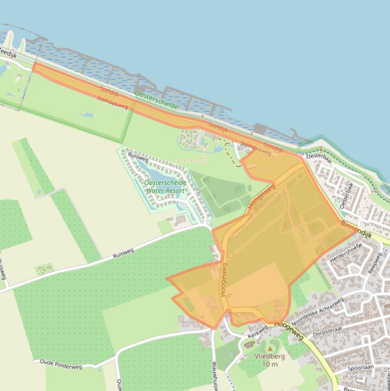 Kaart van postcodegebied 4424NM.