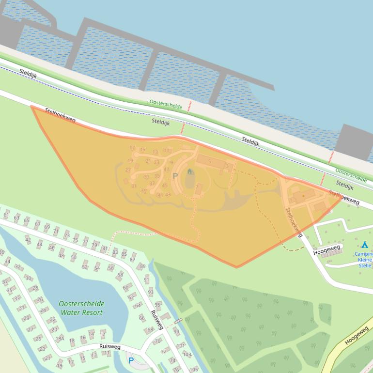 Kaart van postcodegebied 4424NN.