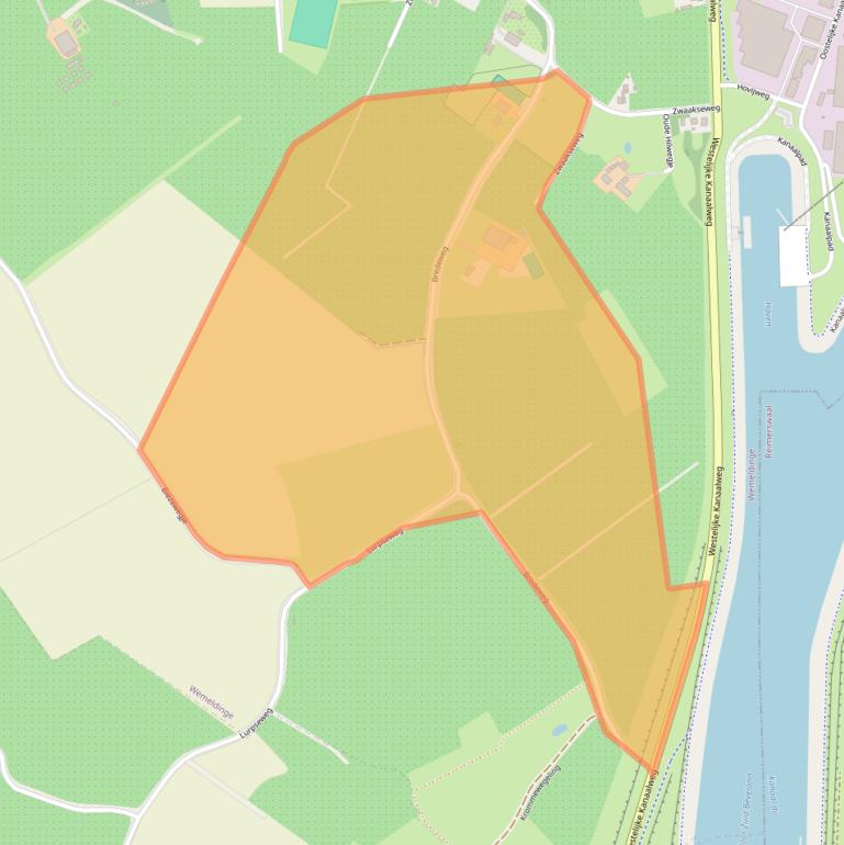 Kaart van postcodegebied 4424NX.