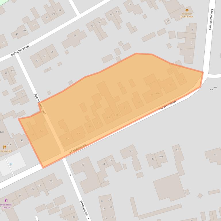Kaart van postcodegebied 4431AB.