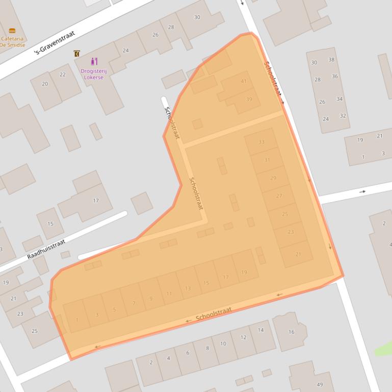 Kaart van postcodegebied 4431AK.