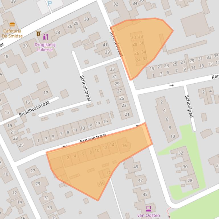 Kaart van postcodegebied 4431AL.