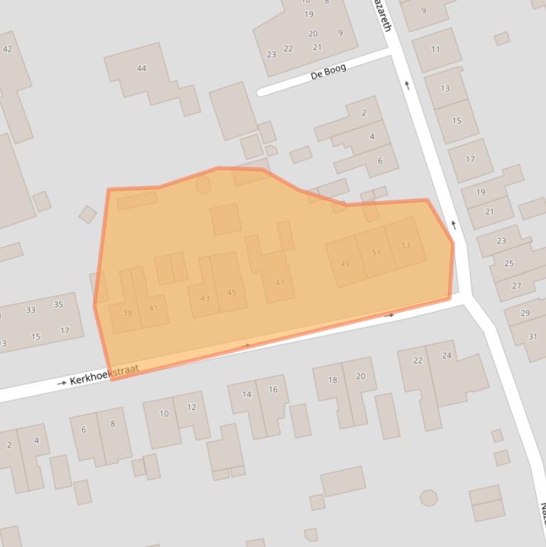 Kaart van postcodegebied 4431AN.