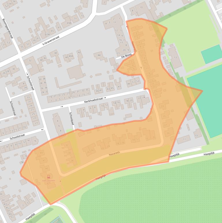 Kaart van postcodegebied 4431AR.