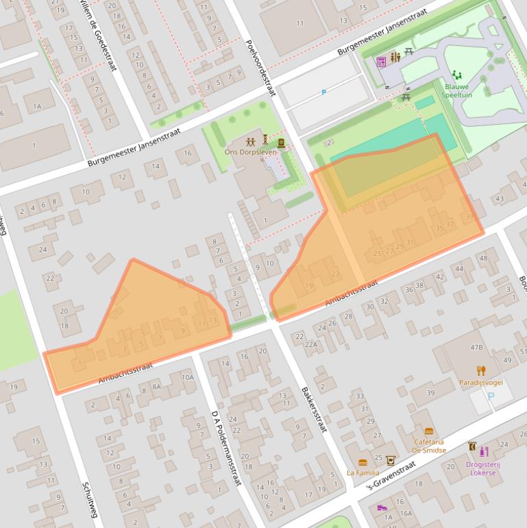 Kaart van postcodegebied 4431BC.