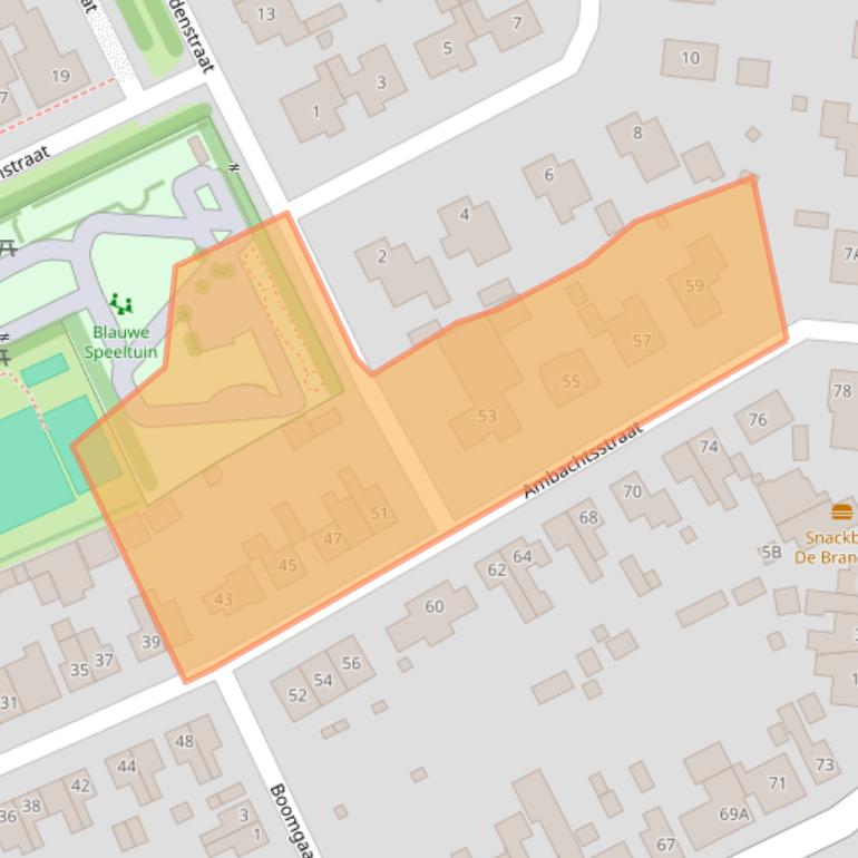 Kaart van postcodegebied 4431BD.