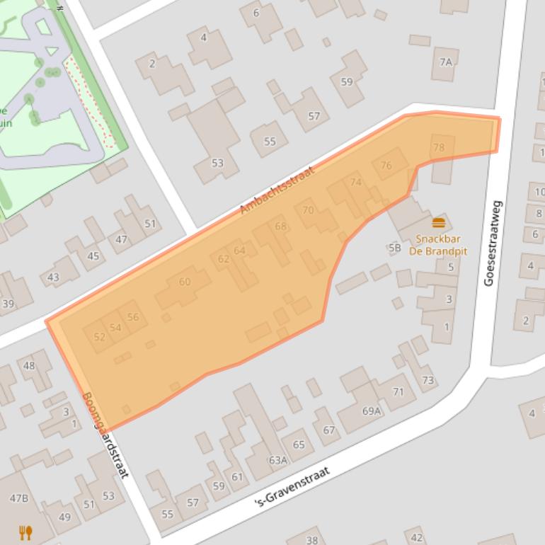 Kaart van postcodegebied 4431BG.