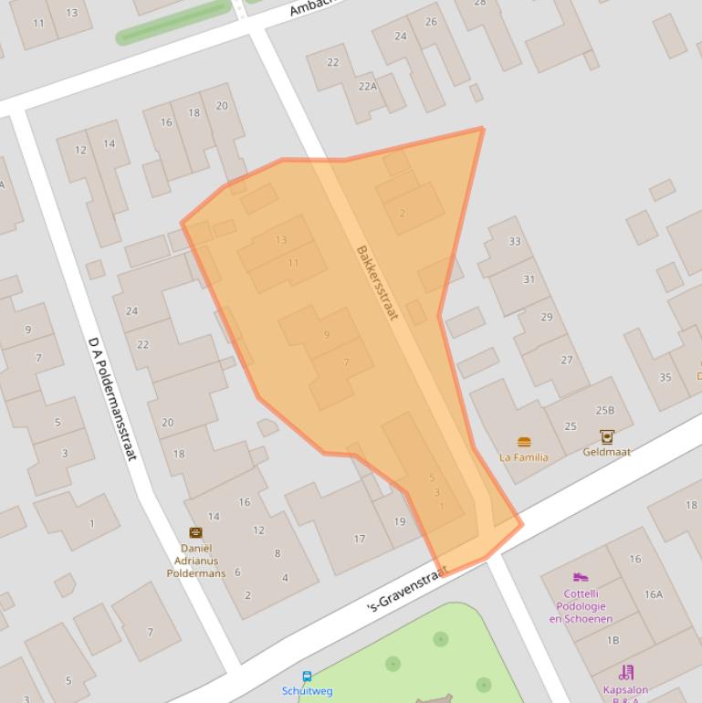 Kaart van postcodegebied 4431BH.