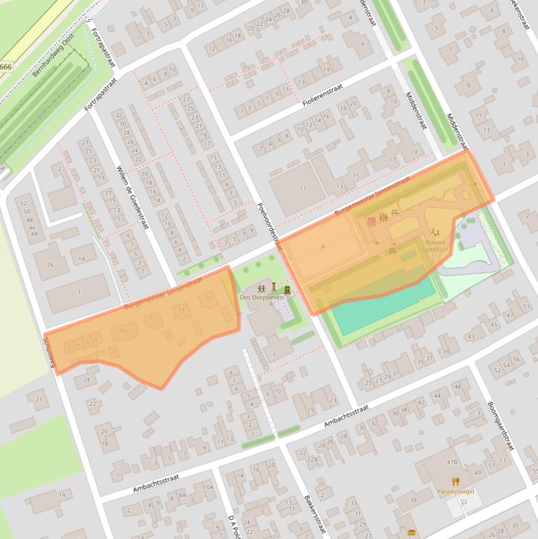 Kaart van postcodegebied 4431BL.