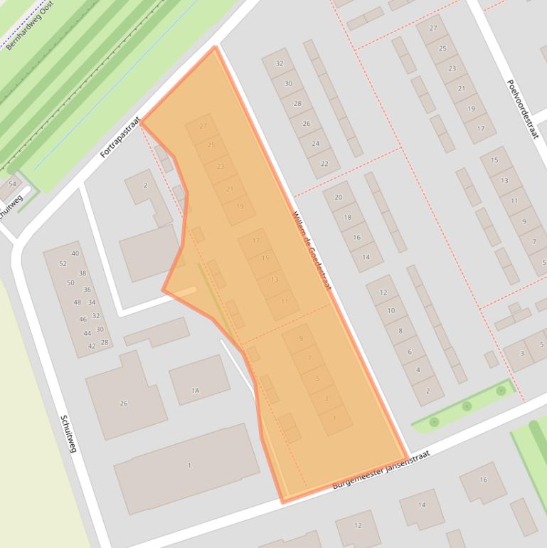 Kaart van postcodegebied 4431BM.