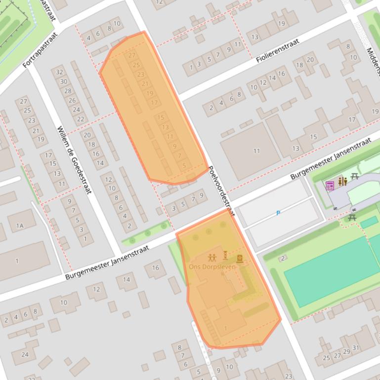 Kaart van postcodegebied 4431BP.
