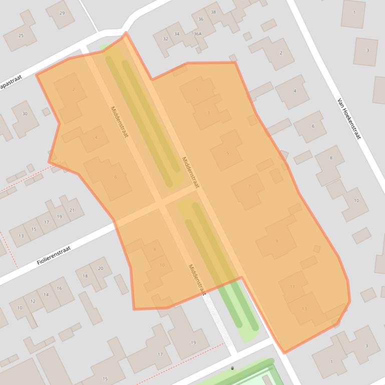 Kaart van postcodegebied 4431BS.