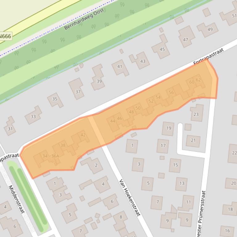 Kaart van postcodegebied 4431BX.