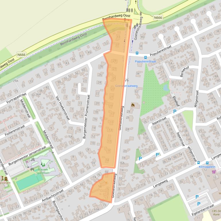 Kaart van postcodegebied 4431CC.