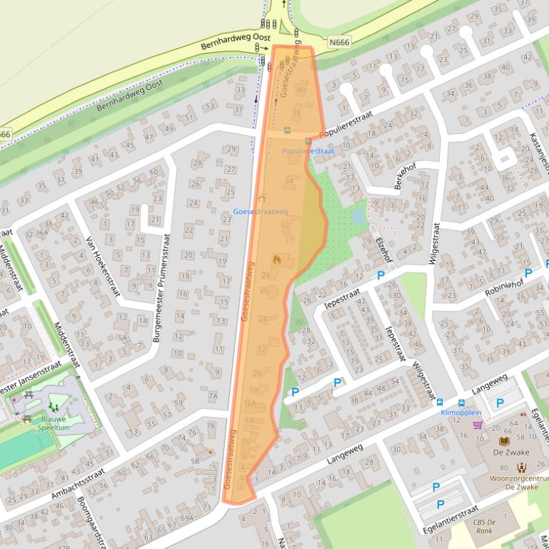 Kaart van postcodegebied 4431CD.