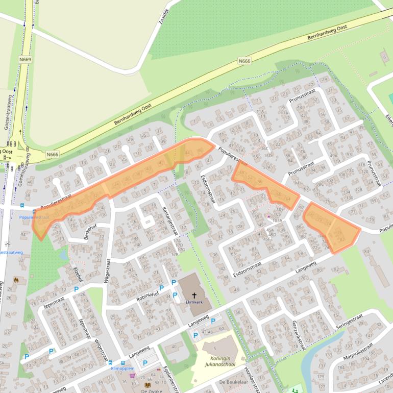 Kaart van postcodegebied 4431CK.