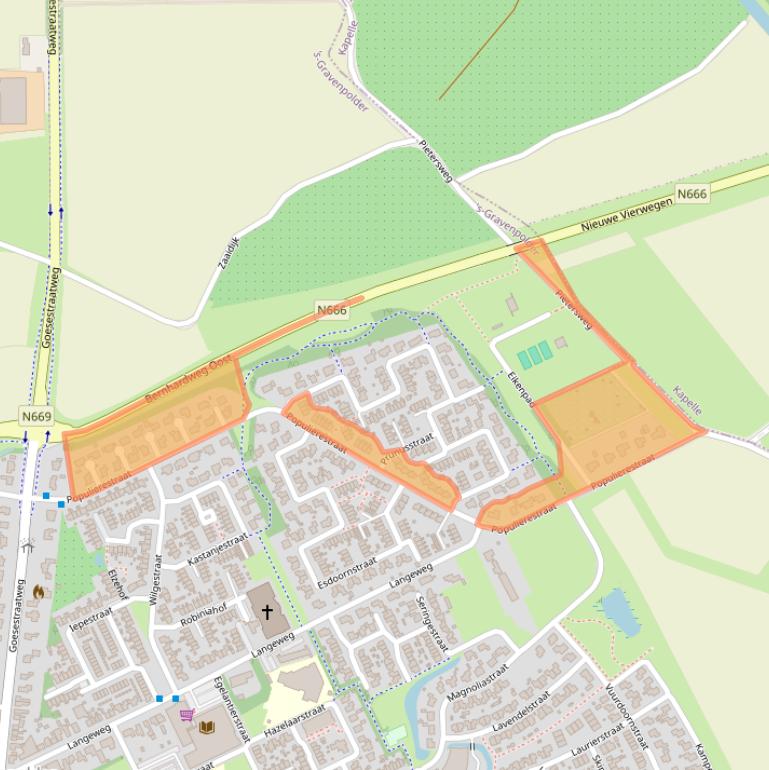 Kaart van postcodegebied 4431CL.