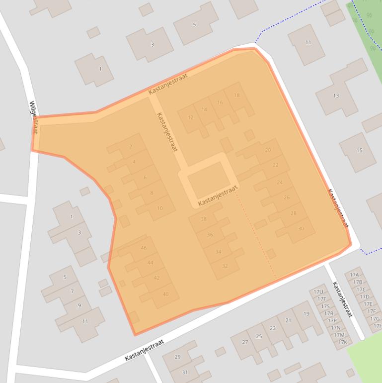 Kaart van postcodegebied 4431CV.