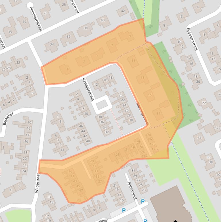 Kaart van postcodegebied 4431CW.