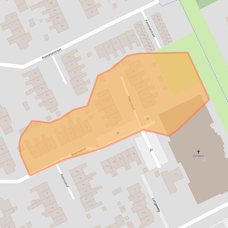 Kaart van postcodegebied 4431CZ.