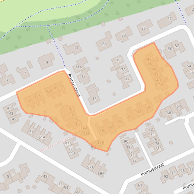 Kaart van postcodegebied 4431DA.