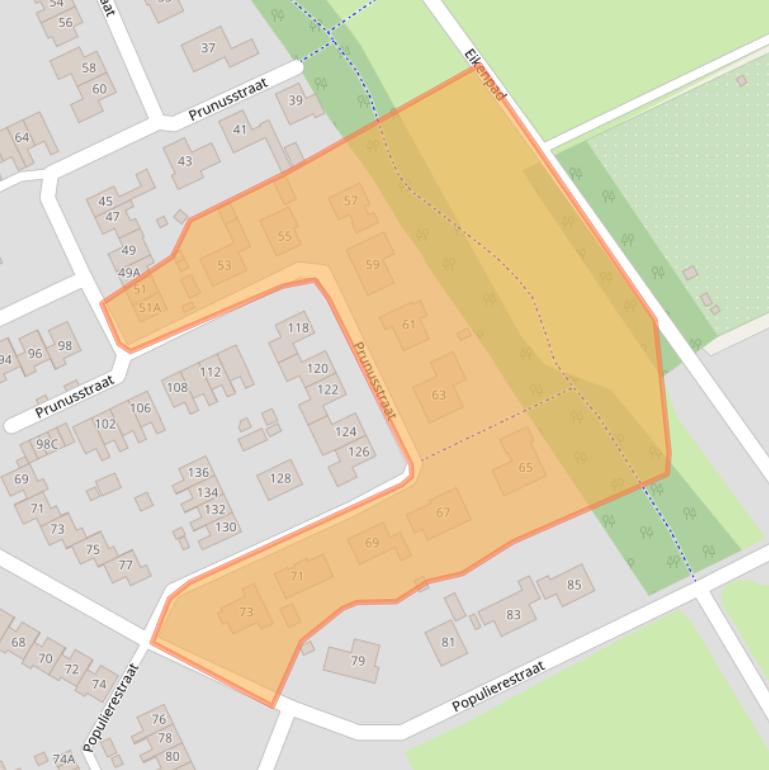 Kaart van postcodegebied 4431DD.