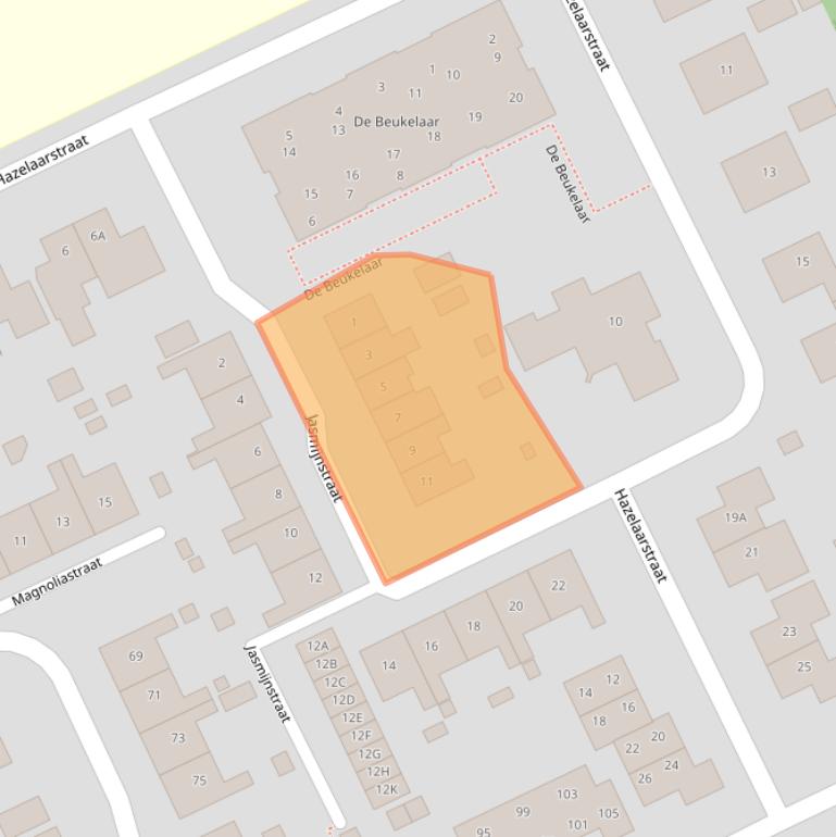 Kaart van postcodegebied 4431DV.