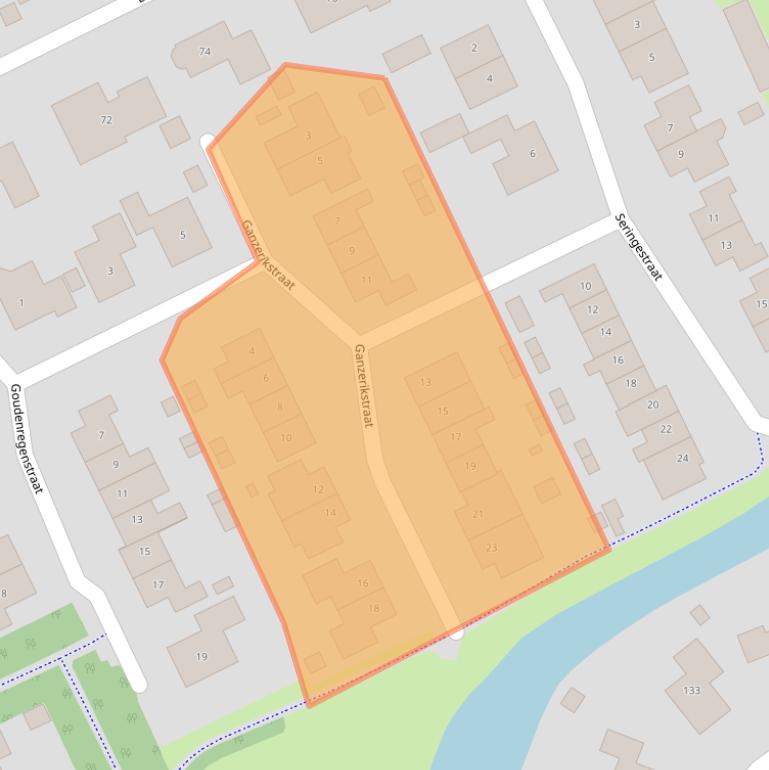 Kaart van postcodegebied 4431DX.